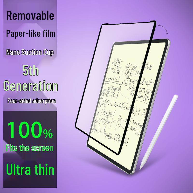 

5th Gen Nano Suction Cup Paper-Like Film for iPad and Huawei matePad - Ideal for Drawing & Writing iPad mini6/7 (8.3-inch)