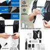 Adjustable Reflective Running Vest Pack Waterproof Sports Backpack  Hiking