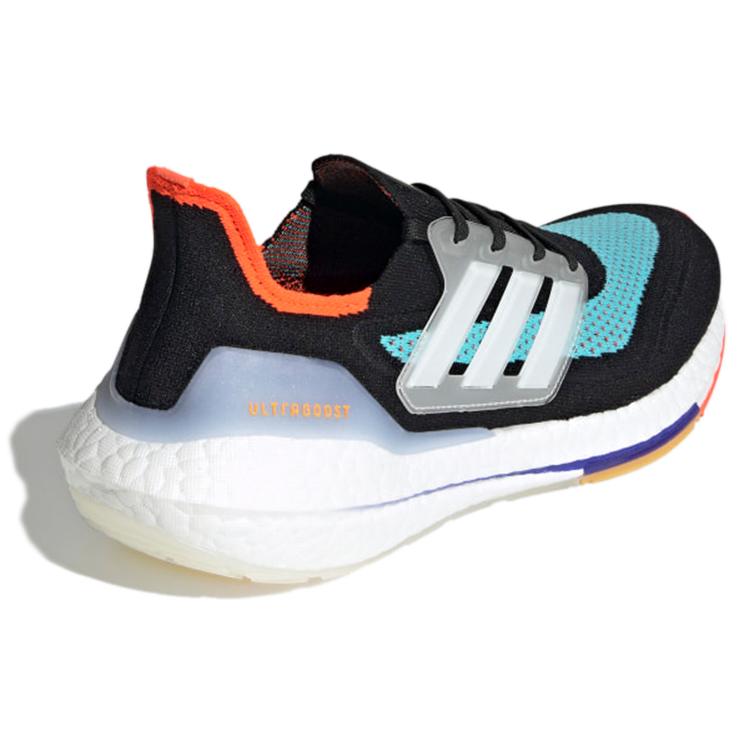 New Adidas Ultra Boost 21 Black Pulse Aqua S23867