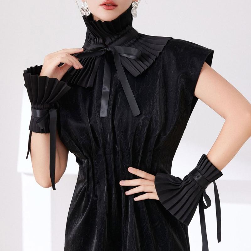 Easy Detachable Practical False Collar Insert Elegant Styling For Business Attire Casual Outfits And Social Gatherings