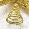 Home Navidad Glitter Iron Gold Christmas Decoration Christmas Tree Top Star Tree Ornaments
