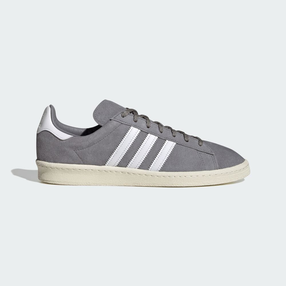 

Adidas CAMPUS 80S Серые кроссовки ORIGINALS Unisex FZ6154 Серый/Обувь Белый/Оливковый