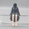 3D Geheimnisvolle Statue Gotische Schwarze Robe Königin Figur Bücherregal Skulptur Gruselige Sitzende Statuen Schreibtisch Ornamente Halloween Geschenke