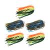 5pcs 88 Strand Silicone Jigs Skirts Fishing Jigs Spinnerbait Replacement Fishing Lures Skirts Fishing Umbrella Skirts