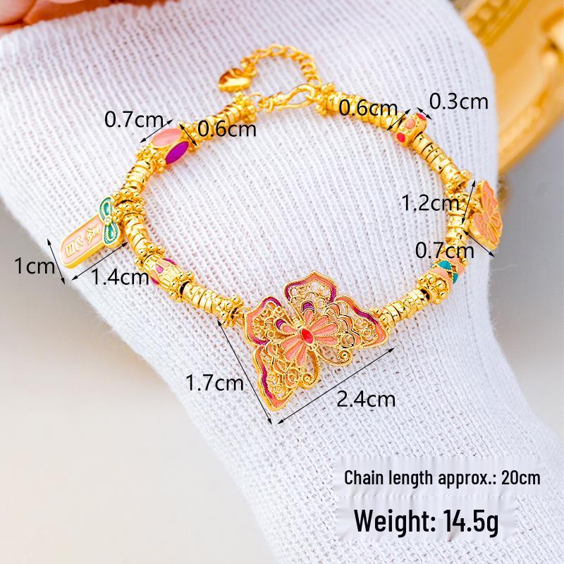 Ancient Five Emperor Coin Necklace & Diamond-Set Copper Earrings - Trendy, Long-Lasting Jewelry for Women