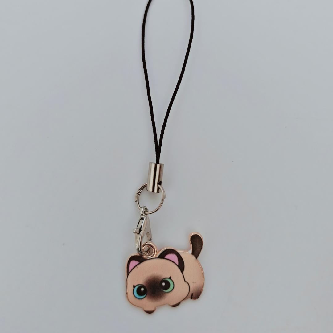 

Soft and Cute Cat Phone Lanyard, Keychain Phone Chain Bag Accessory Pendant, 5 Styles of Cat Phone Lanyards, Multifunctional Decorative Pendant
