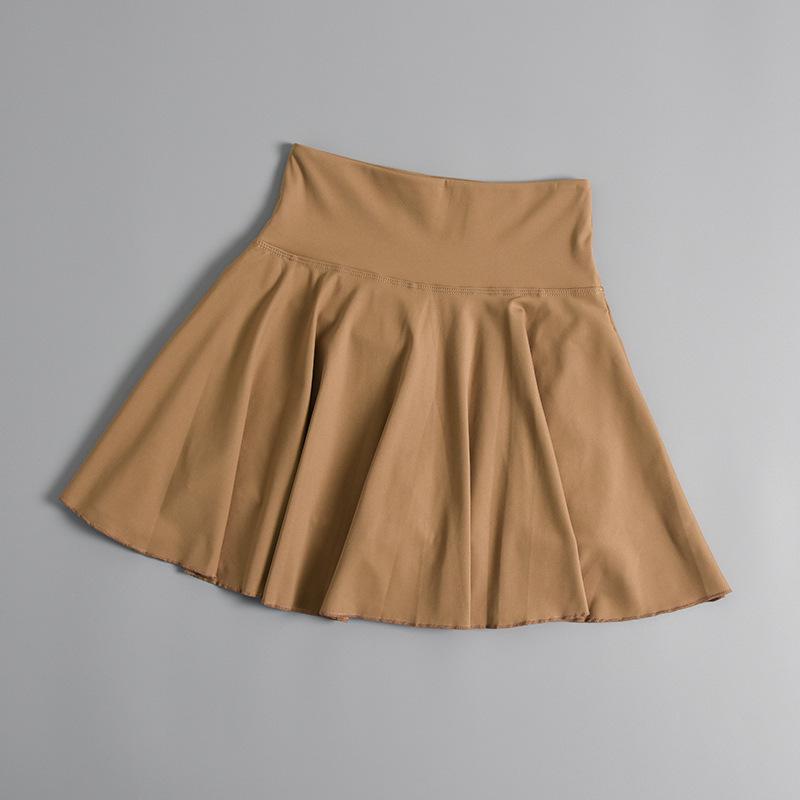 

Спортивная юбка-шорты быстросохнущая, защищающая от просвечивания: Комплект из 2 предметов с высокой талией для бега, тенниса, бадминтона, танцев и фитнеса M темно-коричневого