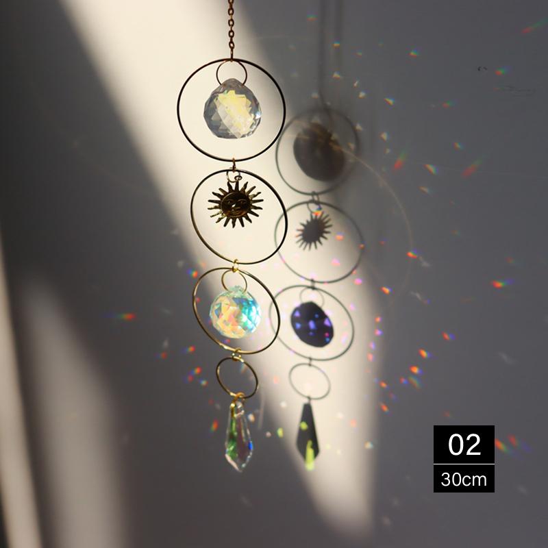 

Подвеска в виде ветра, ловец солнца ручной работы, ловец света, декор своими руками as the picture