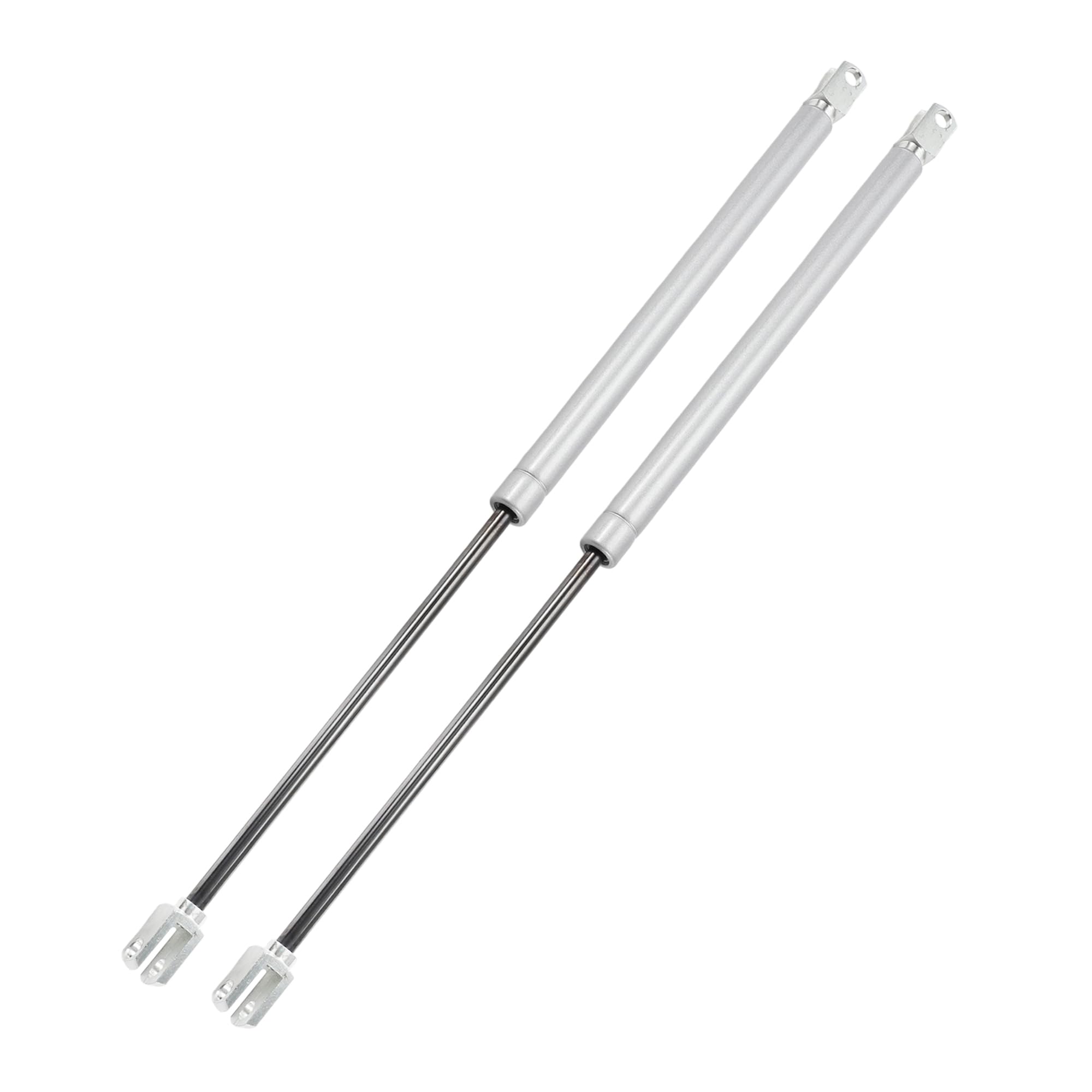 

Motoforti Universal Lift Support Strut Gas Springs 20 /500mm 45Ib/200N/20kg Metal Silver Tone, 2-Piece Set