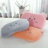 2024 New Cute Spa Sleeping Bouncy Memory Foam Skin-Friendly Velvet Embroidery Flower Cat Belly Pillow Memory Pillow