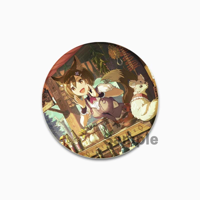 32/44/58 mm Project SEKAI Pin na batohy Kulaté plastové brože Kreativní kreslené postavičky odznak dárky