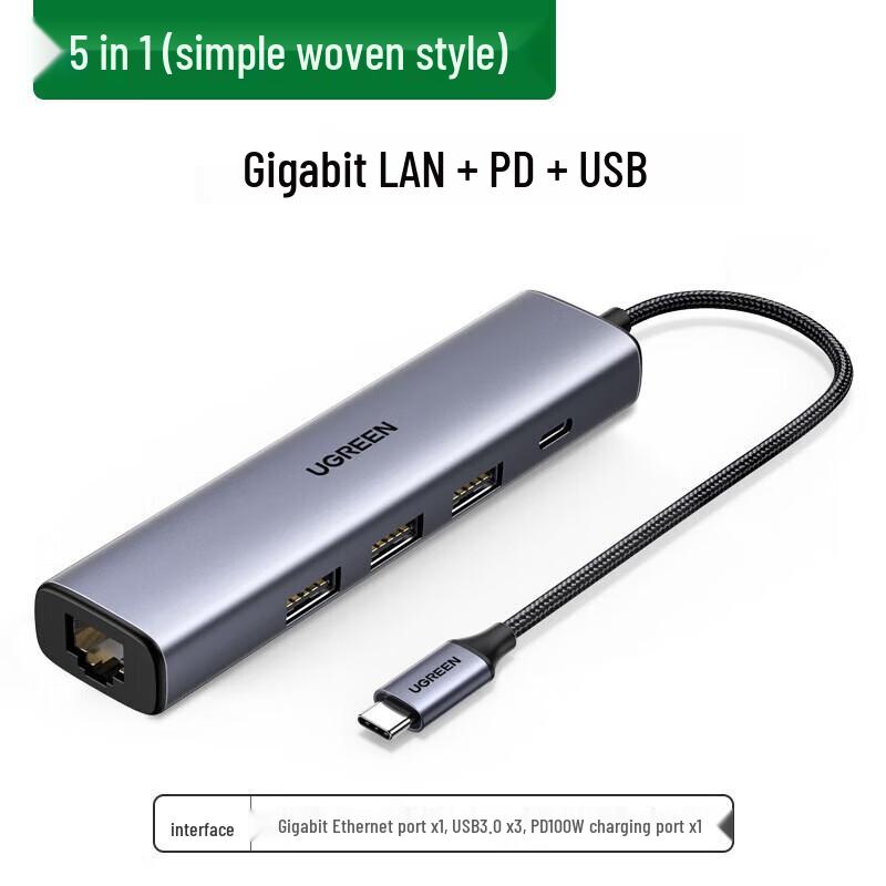 UGREEN Type-C to HDMI Thunderbolt 3 Dock Hub