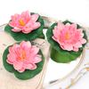 1/5/12Pcs Lotus Artificial Flowers Head Foam Fake Flower for Home Decor Garden Wedding Decoration Outdoor Swimming Pool Ornament