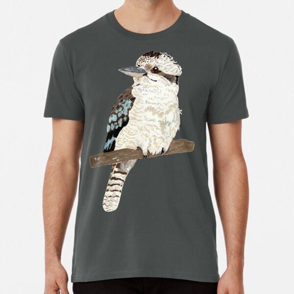 Kookaburra Premium T-Shirt S To 5XL Made In the AU/USA T-Shirt