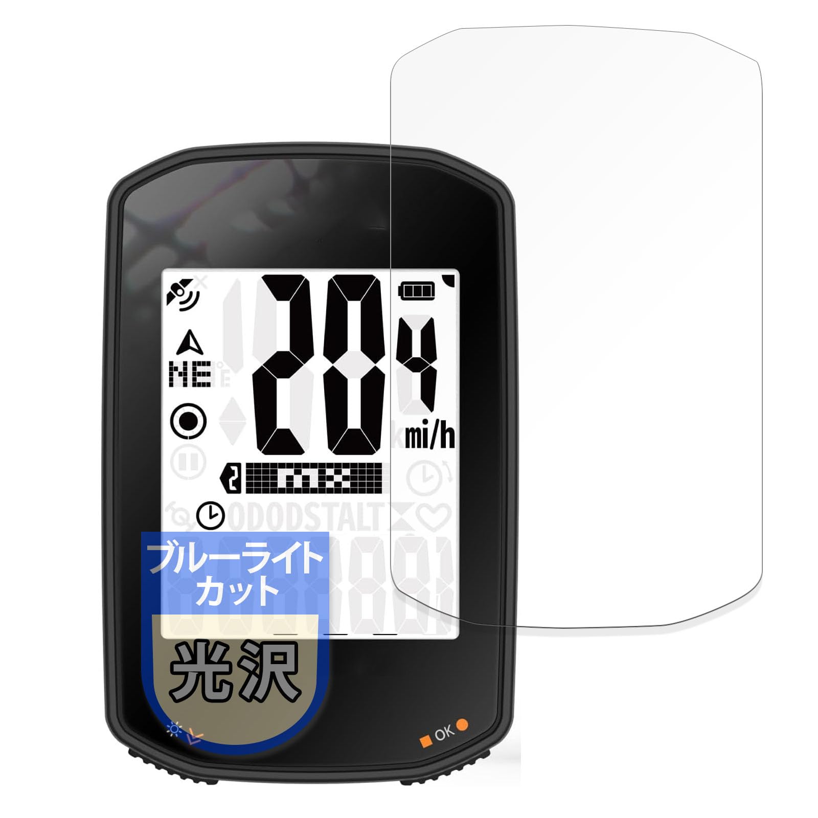 

Пленка MotoMoto для велокомпьютера Bryton Rider 15 Neo, защитная пленка с синим светом, ультрапрозрачная и красивая, сделано в Японии