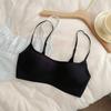 Thin shoulder strap low-necked version! Traceless invisible underwear women's thin cup gathers up, no steel ring low-cut skin tone bra cover