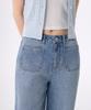 MUSINSA STANDARD WOMAN Women'S Out Pocket Regular Fit Denim Pants [Light Indigo]