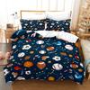 3D American Football King Queen Duvet Cover Ball Sports Bedding Set For Kids Teens Boy Sport Fans 2/3pcs Polyester Quilt Cover