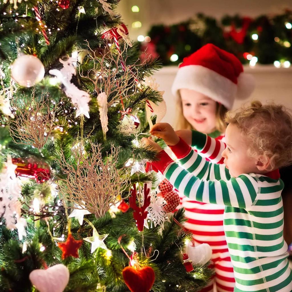 8 Pieces Dried Tree Branches Artificial Antler Branch Manzanita Branches Plastic Tree Branches for Decoration for Christmas Party Various Festivals