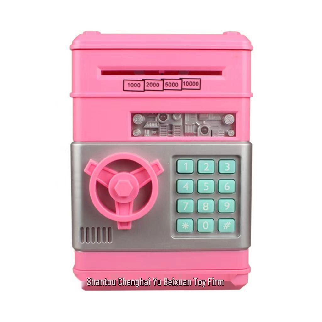 Children's Combination Lock Piggy Bank: Money Saving Bank for Boys and Girls, Save & Withdraw, Chinese New Year Lucky Money Storage