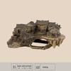 Retro Farmhouse Courtyard Miniature: Nostalgic Desktop Bonsai Decor for Living Room