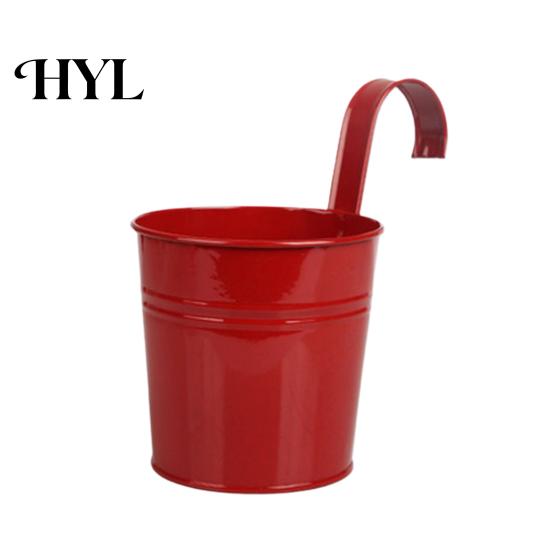 Plant Holder Flower Bright Color Space-saving Sturdy Fence Thickened Body for Courtyards