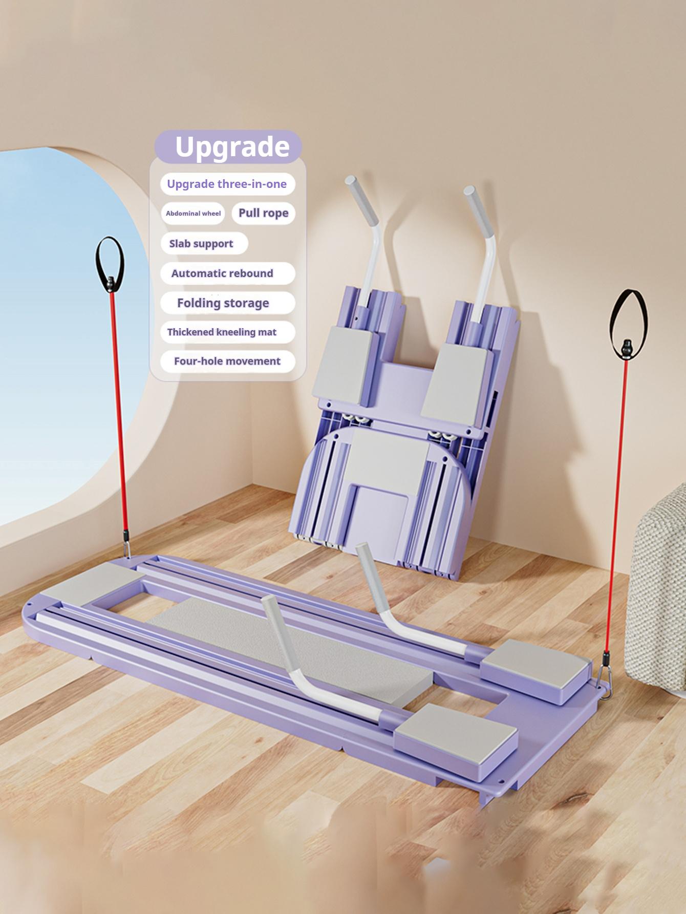 

Ab Roller Board with Auto Return & Plank Support Multi-Function Core Trainer for Home Gym Workout