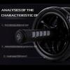 Abdominal Exercise Wheel Double Wheels Roller Fitness Equipment