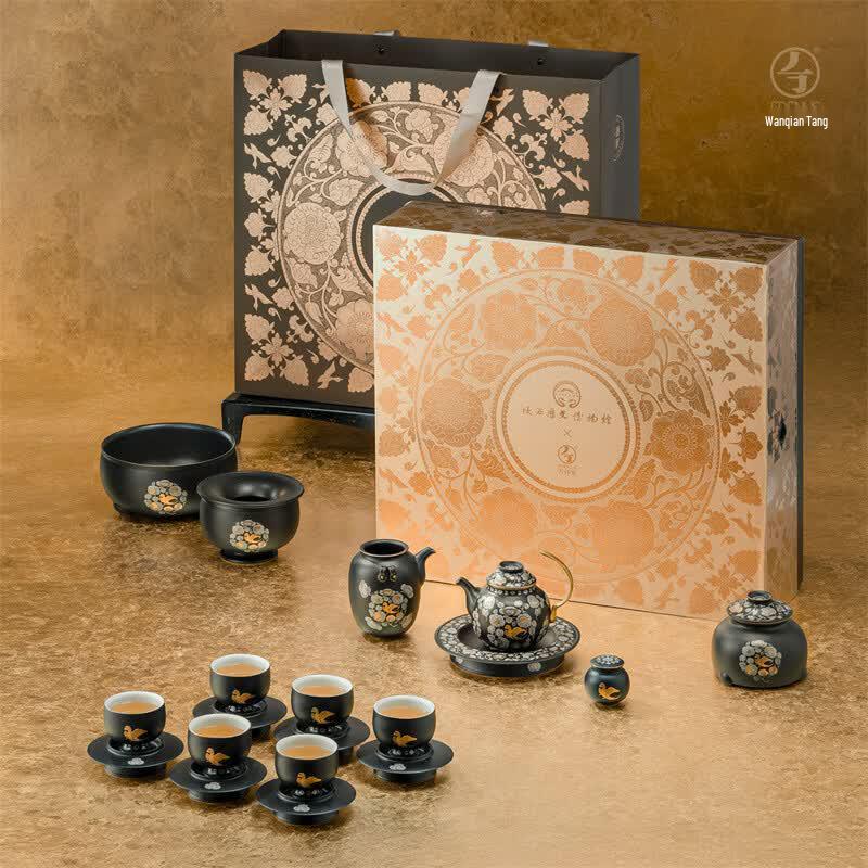 Edenus Shaanxi History Museum Tang Dynasty Tea Banquet Ceramic Tea Set