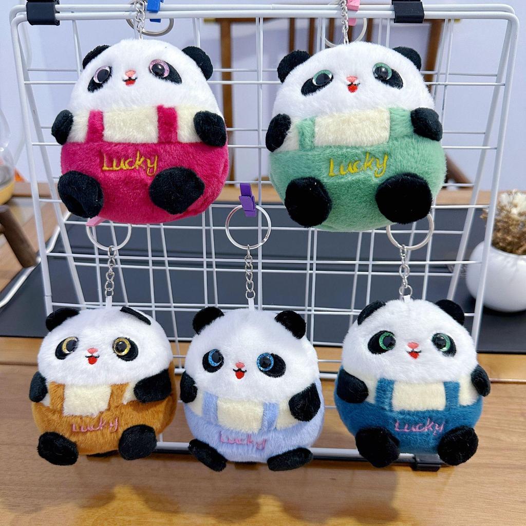 Mini Plush Toy Claw Machine Keychain Charms