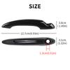 Gloss Black Exterior Door Handle Cover For BMW MINI Cooper S R50 R52 R53 R55 R56 R57 R58 R59 R61 Door Handle Trim 2 Doors