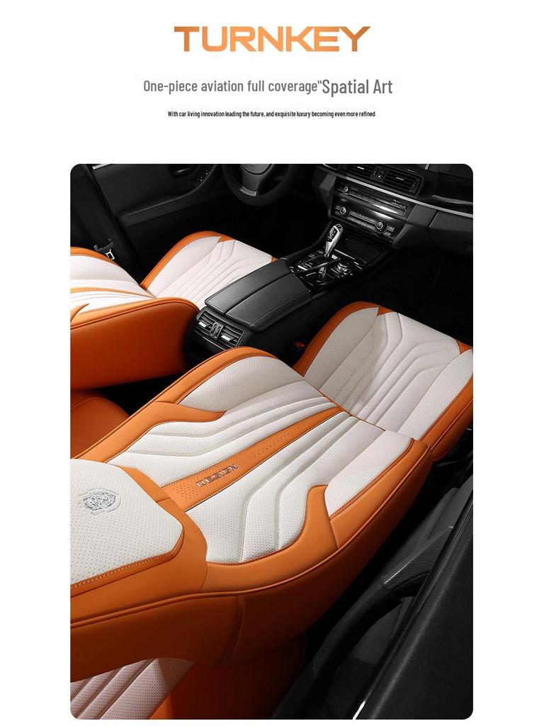 Leather Headrest Car Seat Cushion for BYD Dolphin, Song, Qin Plus DMi Pro EV - Universal Fit