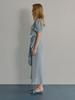 MUSE BY ROSE Fia Lace Drape Skirt (Blue)