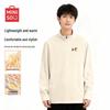 Men's Plush Half-Zip Long Sleeve T-Shirt
