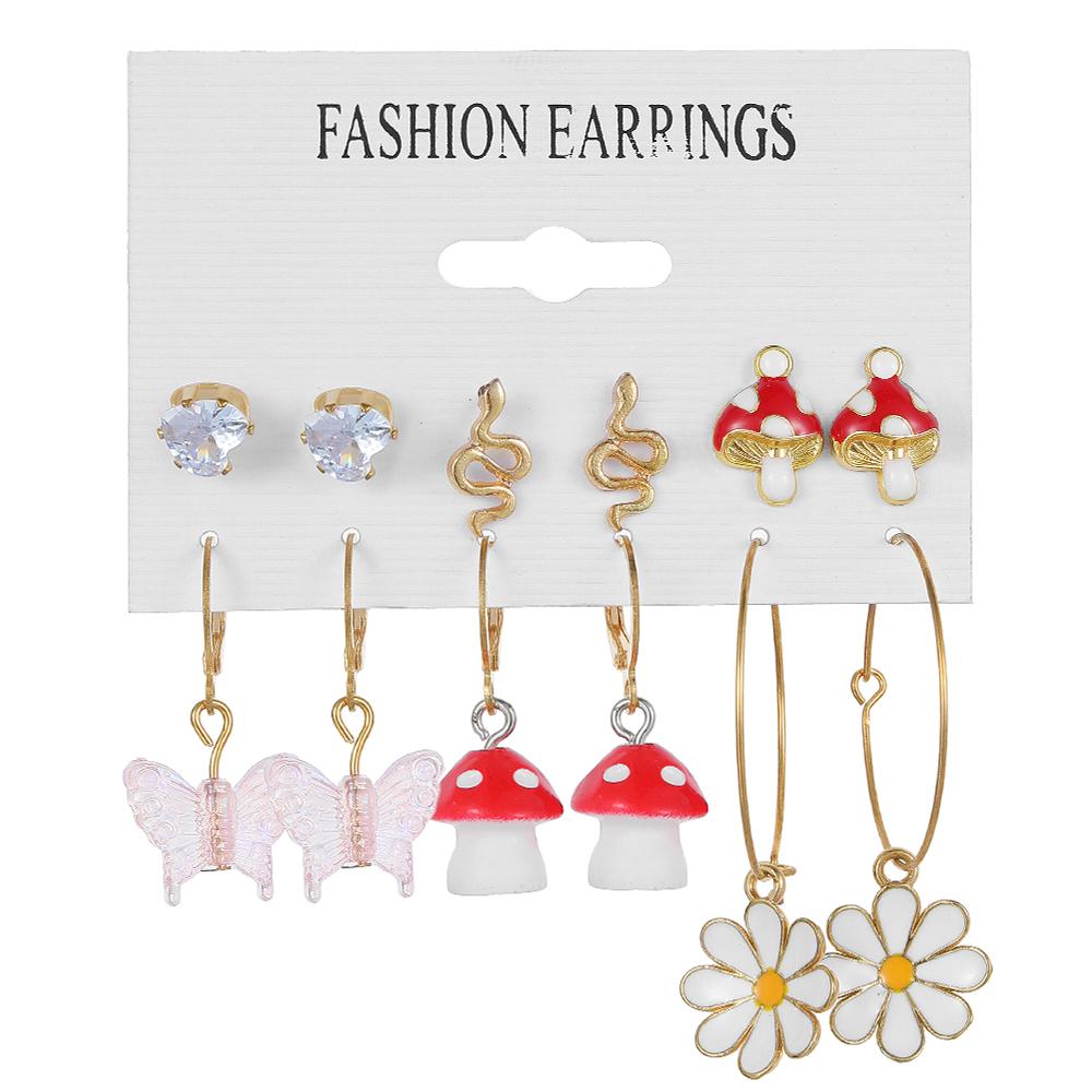 2022 Novos brincos elegantes Conjunto de brincos de borla Brincos de moda feminina Brincos de broche Brincos de joias boho