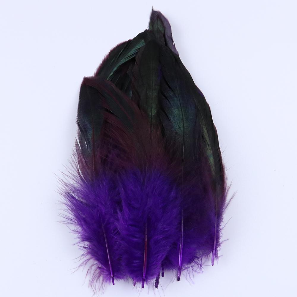 50Pcs/Lot Natural Color Rooster Feathers 6-8 Inch/15-20 CM Pheasant Chicken Feather for Crafts Jewelry Earring Making Plumes