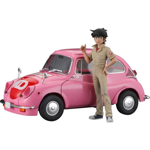 Hasegawa Yoroshiku Mecha Dog Subaru 360 with Jun Kazami Figure Special Ver. 1/24 Scale Plastic Model Kit SP654 (Automobile)