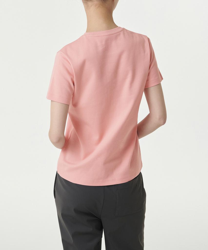 MUSINSA STANDARD WOMAN Women'S Basic Crew Neck T-Shirt [Blush Pink]