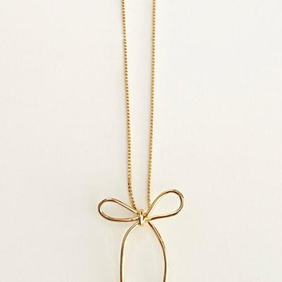 ELYONA Bow Necklace (gold)