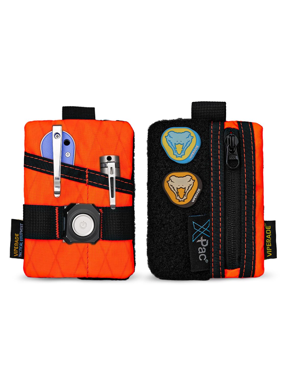 

VIPERADE VE15 Small EDC Pocket EDC Pocket Pouch with DIY Patch EDC Pocket Organizer Wallet for Small Tool Pouch for EDC Gear Pouch, Organizer, Area,