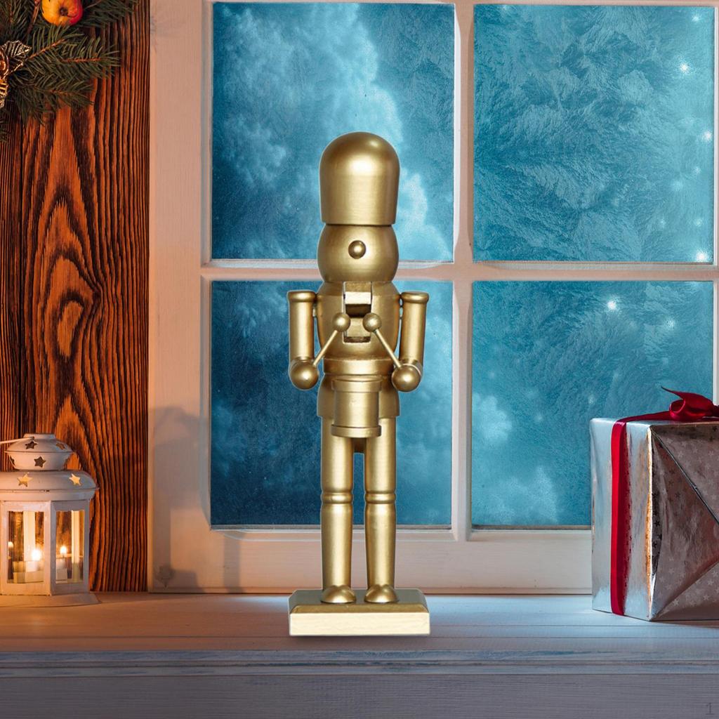 Christmas Nutcracker Figurine Decorative Statue Decoration Desktop Ornament Puppet for