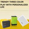 Portable 3 in 1 GaN Charger 80W MAX Retractabl with Cable 2USB Adapter Charger Cha M9C2