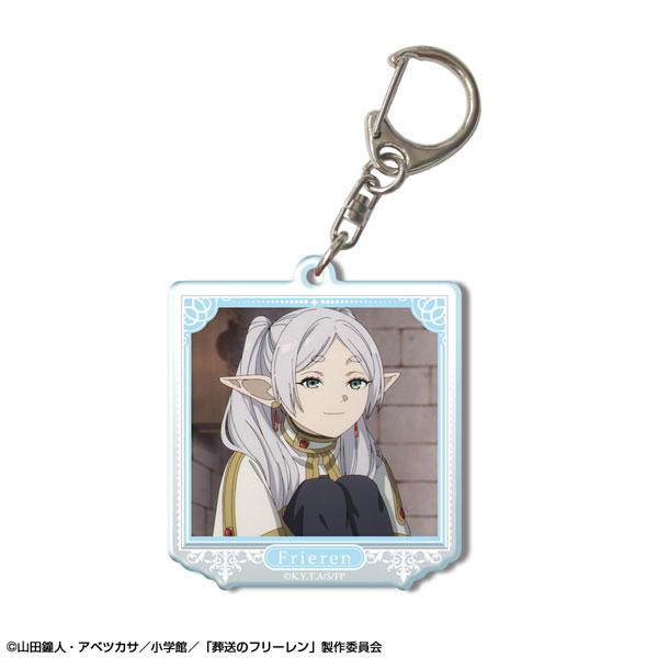 New Anime Frieren Beyond Journey's End Acrylic Action Figures Model Key Chain kawaii Pendant Accessories Decor Toy Gift 6CM