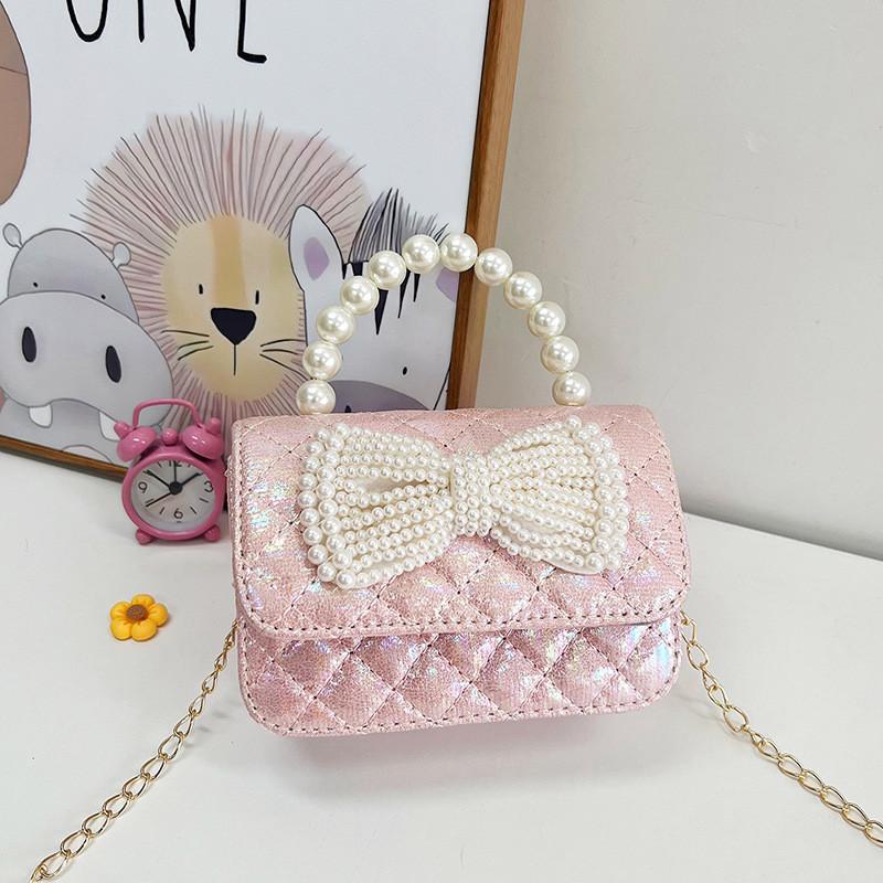 Princess Handbag For Girls Pu Leather Cute Small Shoulder Bag Daily Use