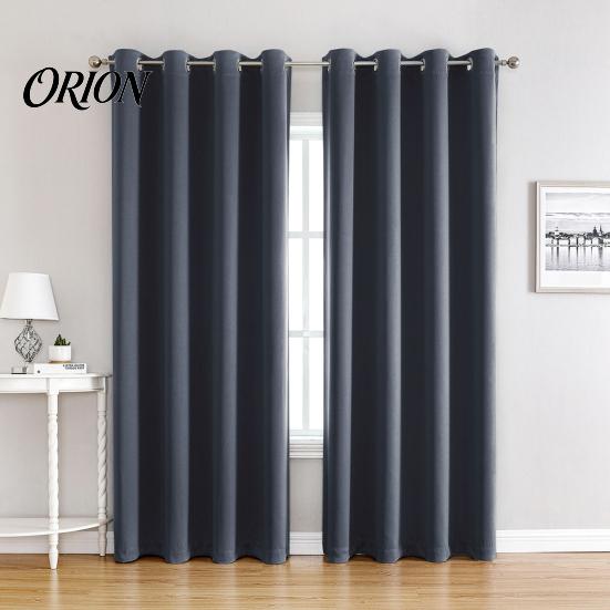 Versatile Home Decor Curtains 1 Panel Blackout Curtain, 39 Inch Wide, Heat & Light Blocking Soft Drape Window Shades Grommet Top, Thermal Insulated
