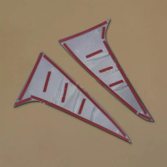 For Toyota Sienna -2025 Black Rear Door Spoiler Wing Cover Trims Accessories
