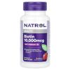 Natrol, Biotin, Rapid Disintegration, Maximum Strength, Strawberry Flavor, 10,000mg, 60 Tablets