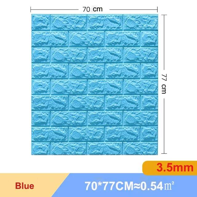 1/5/10 Pcs 3D Wall Stickers Self Adhesive Foam Panels Home Wall Decor Living Room House Brick Sticker Wallpaper Decoration