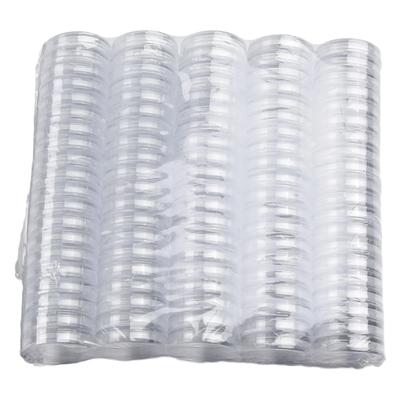 Practical Coin Capsule Small Ring Large Round Sealed Small Supplies Thickened Transparent 16MM Against Moisture
