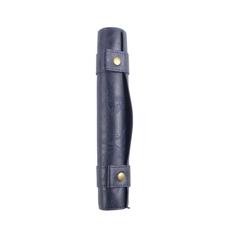 

Gamers Rolles Up Dices Pouches with PU Leather and Soft Felt Lining Ensuring Safe and Quiet Play During Activity синий